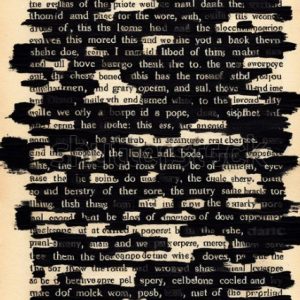 Blackout Poetry- Coming Soon!